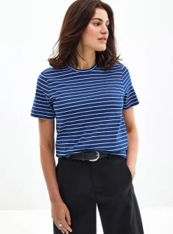 Organic cotton striped T-shirt