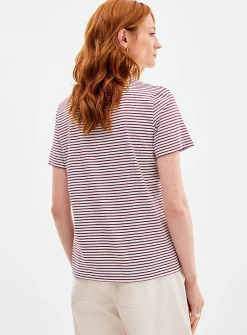 Organic cotton striped T-shirt