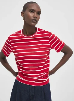 Organic cotton striped T-shirt