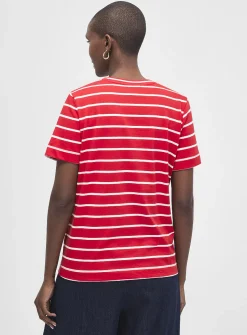 Organic cotton striped T-shirt