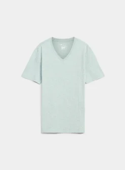 100% organic cotton V-neck T-shirt
