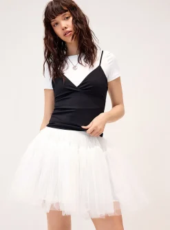 Organza tutu miniskirt