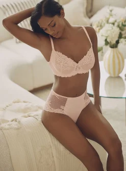 Orion sheer lace full-coverage bra