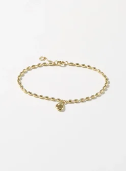 Oval medallion bubble-link bracelet