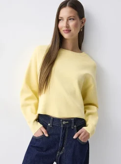Oversized rolled-hem sweater