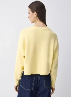Oversized rolled-hem sweater