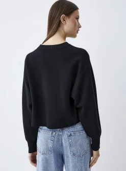 Oversized rolled-hem sweater
