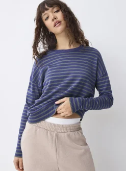 Oversized striped sweater