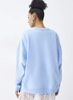 Oversized destination fleece sweatshirt