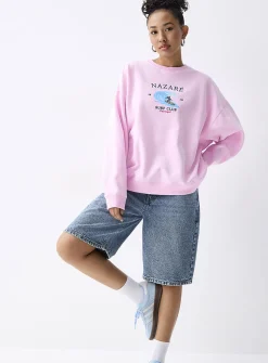 Oversized destination fleece sweatshirt