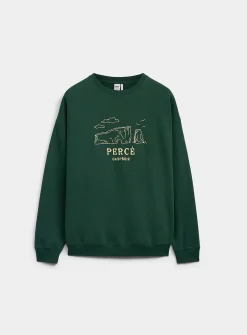 Oversized destination fleece sweatshirt