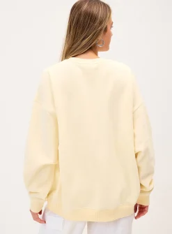 Oversized destination fleece sweatshirt