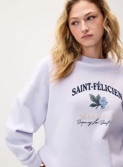 Oversized destination fleece sweatshirt