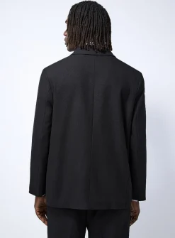 Oversized double-breasted jacket