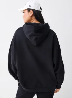 Oversized French terry hoodie
