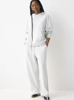 Oversized French terry hoodie