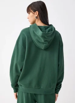 Oversized French terry hoodie