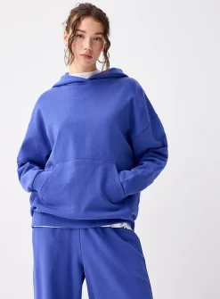 Oversized French terry hoodie