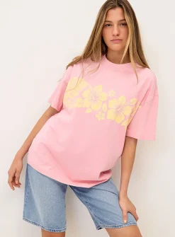 Oversized graphic-print T-shirt