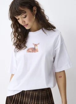 Oversized graphic-print T-shirt