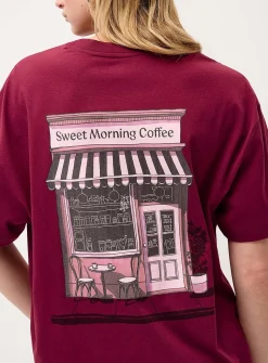 Oversized graphic-print T-shirt