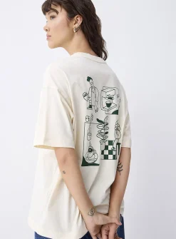 Oversized graphic-print T-shirt