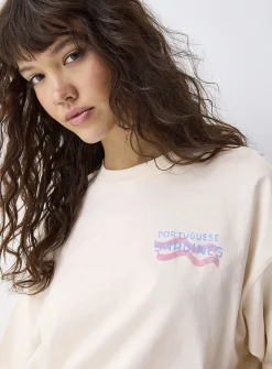 Oversized graphic-print T-shirt