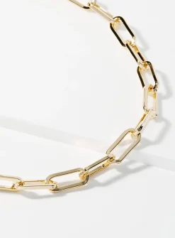 Oversized-link necklace