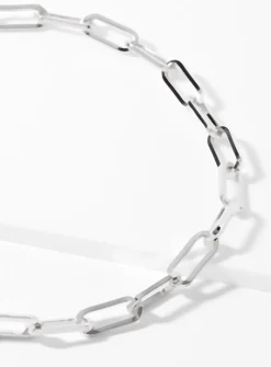 Oversized-link necklace