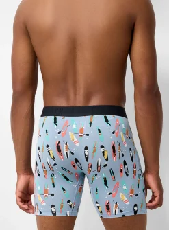 6" paddleboarding dog boxer brief
