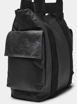 Paper-effect canvas tote