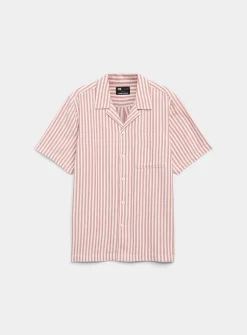 Parasol stripe camp shirt