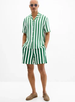 Parasol-stripe short
