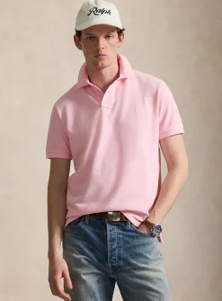 Pastel piqué polo