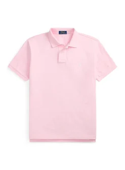 Pastel piqué polo