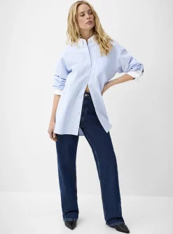 Patch pocket oversized Oxford shirt