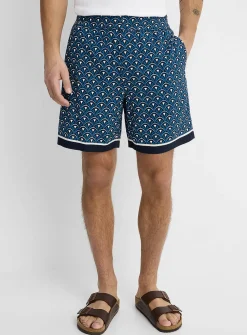 Patterned fluid short