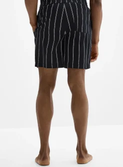 Patterned poplin pyjama short