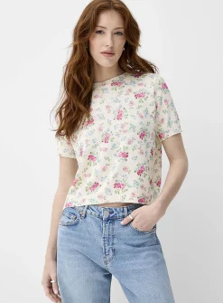 Patterned soft boxy-fit sweater