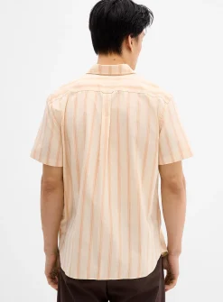 Peach stripe shirt