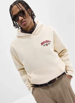 Peachskin graphic hoodie