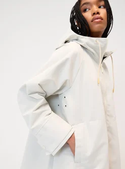 Peachskin raincoat