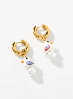Pearl and duck hoops