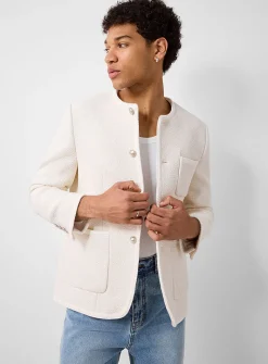 Pearl bouclé tweed jacket