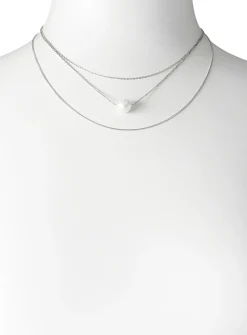 Pearly bead multi-strand necklace