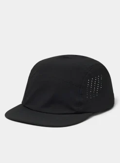 Perforated-side 5-panel cap