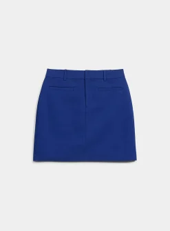 Piped pockets structured skort