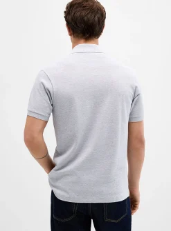 Piqué croc polo