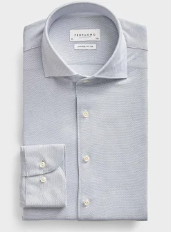 Piqué Japanese knit shirt