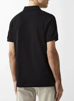 Piqué plain polo shirt